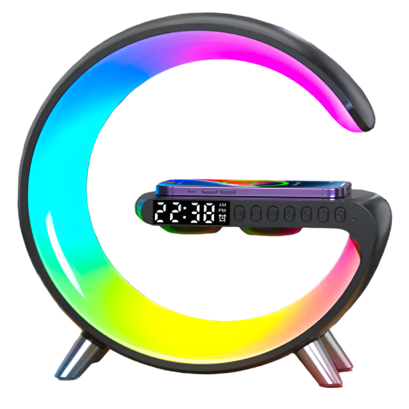 Intelligent G-LED Lamp B/T Speaker Wireless Charger Atmosphere Decor