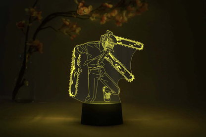 3D Chainsaw man  LED light lamp