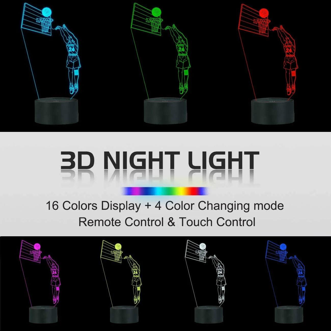 Baller 3D LED Lamp *16 colors*