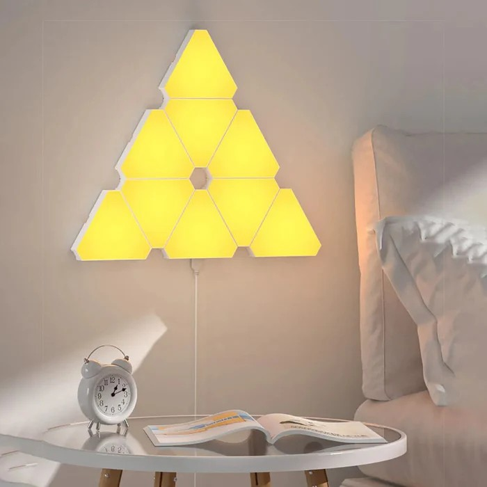 Aurora Triangular Quantum Lamp RGB Wall Lamp