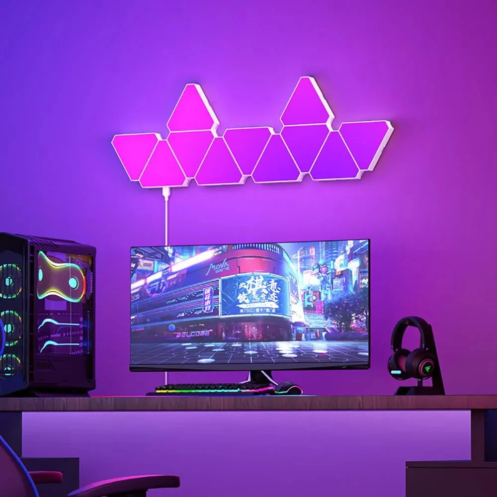 Aurora Triangular Quantum Lamp RGB Wall Lamp