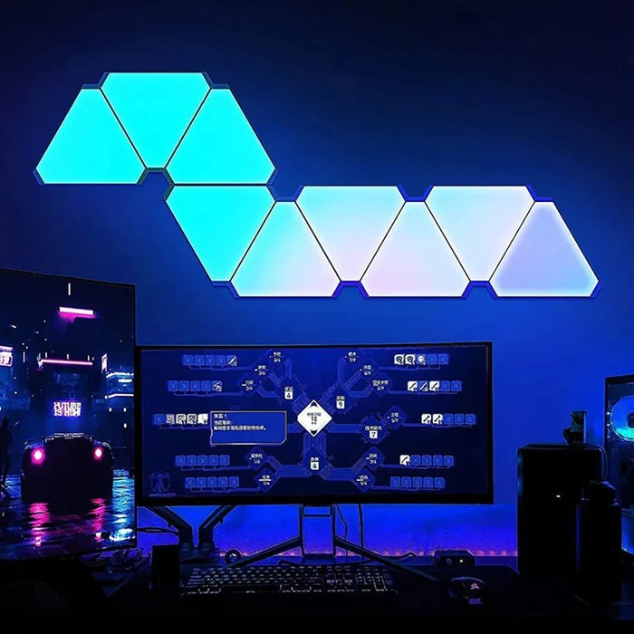 Aurora Triangular Quantum Lamp RGB Wall Lamp